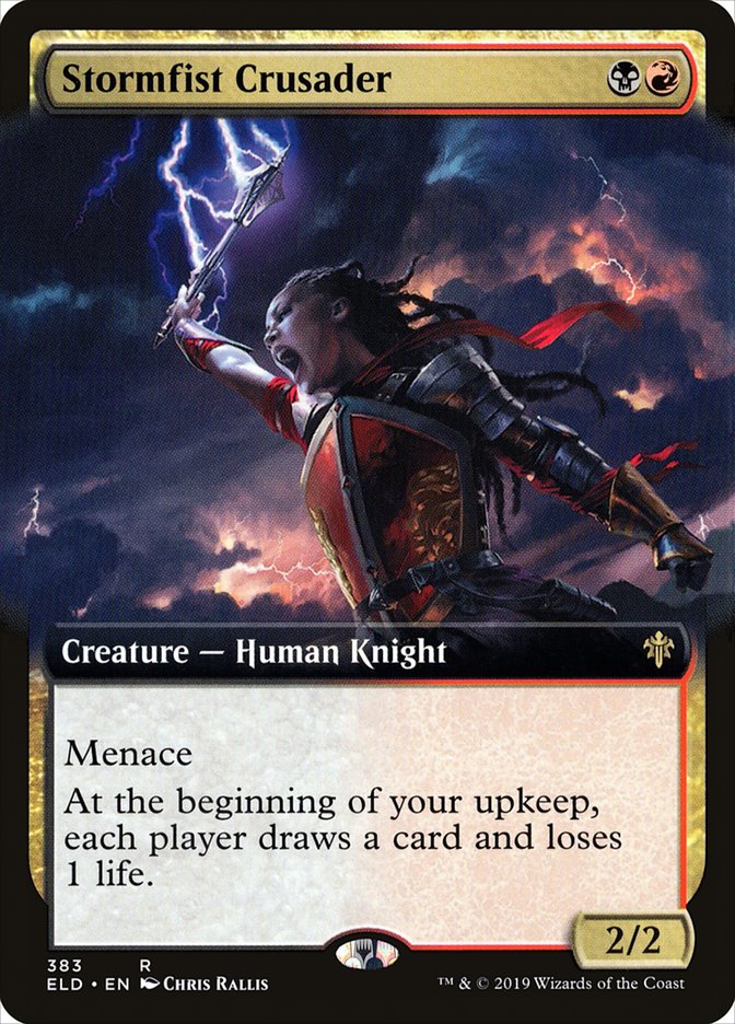 Stormfist Crusader 383 (Throne of Eldraine)  - Foil | Good Games Adelaide SA