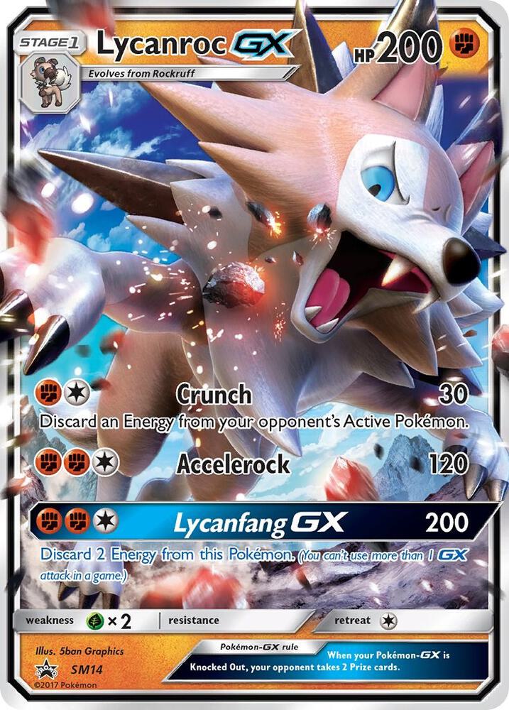 Lycanroc GX SM14 (SM Promos)  - Holofoil | Good Games Adelaide SA