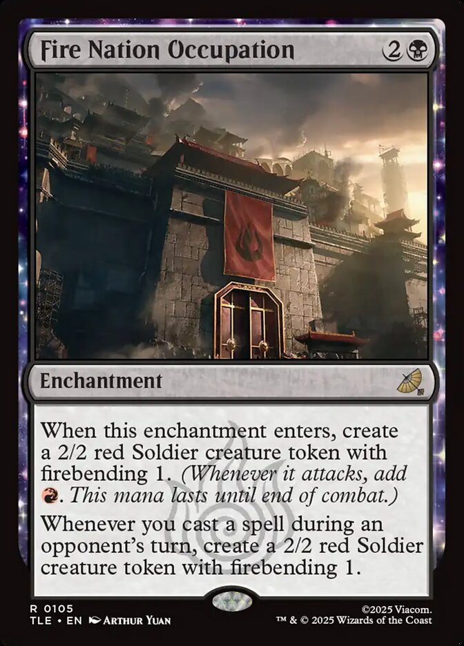 Fire Nation Occupation 105 (Avatar: The Last Airbender: Eternal-Legal)  - Foil | Good Games Adelaide SA