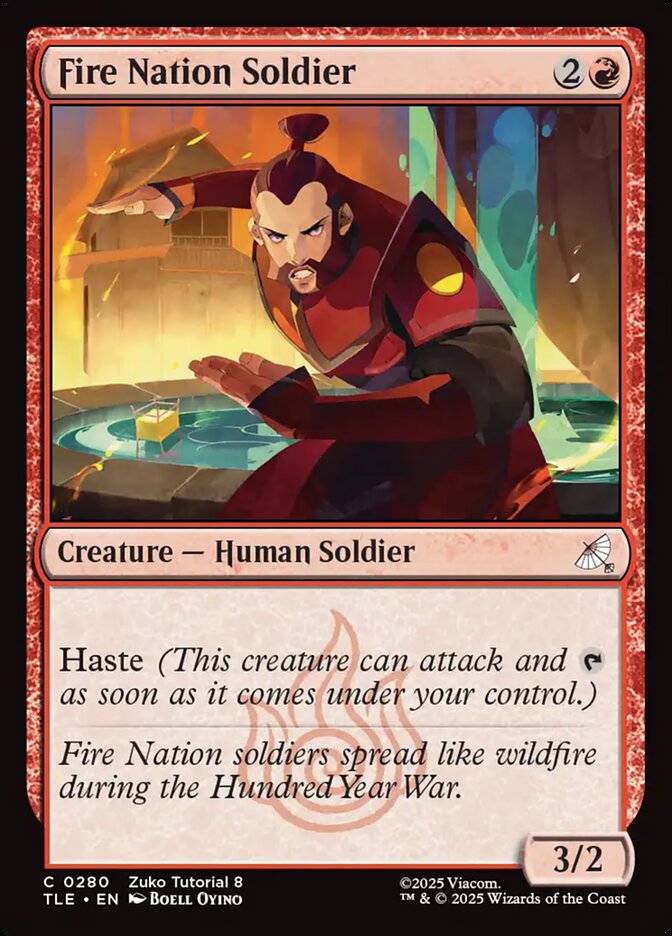 Fire Nation Soldier 280 (Avatar: The Last Airbender: Eternal-Legal)  | Good Games Adelaide SA