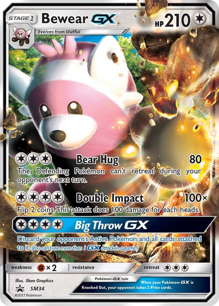 Bewear GX SM34 (SM Promos)  - Holofoil | Good Games Adelaide SA