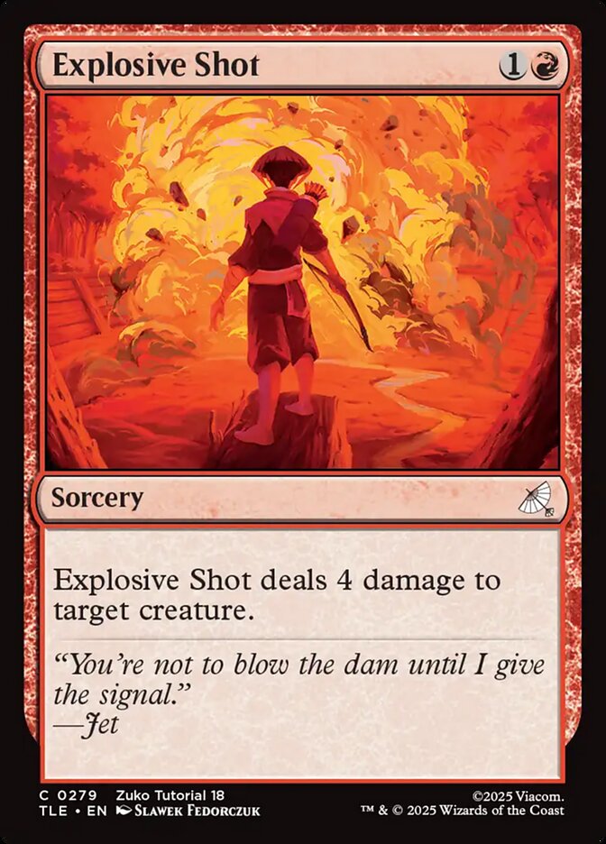 Explosive Shot 279 (Avatar: The Last Airbender: Eternal-Legal)  | Good Games Adelaide SA