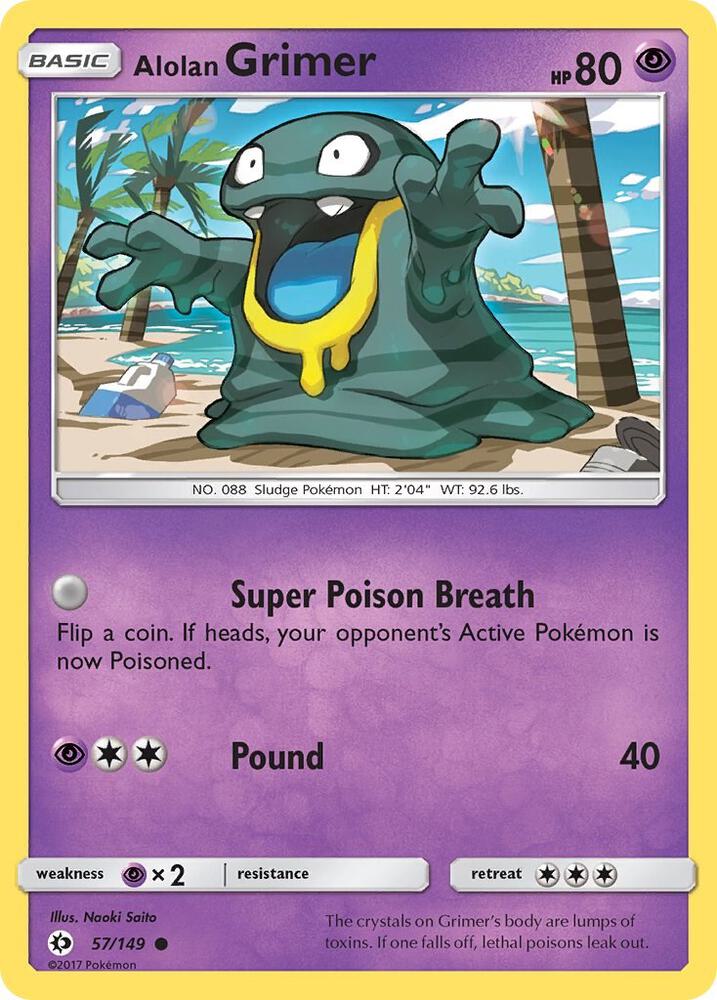 Alolan Grimer 57/149 (SM Base Set)  | Good Games Adelaide SA