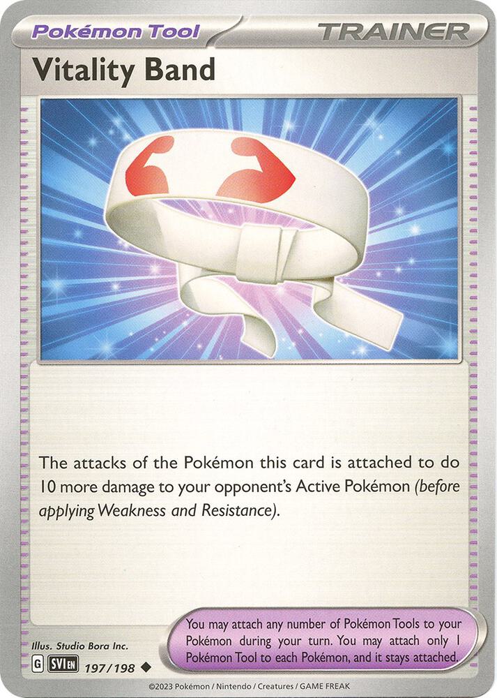 Vitality Band 197/198 (SV01: Scarlet & Violet Base Set)  | Good Games Adelaide SA