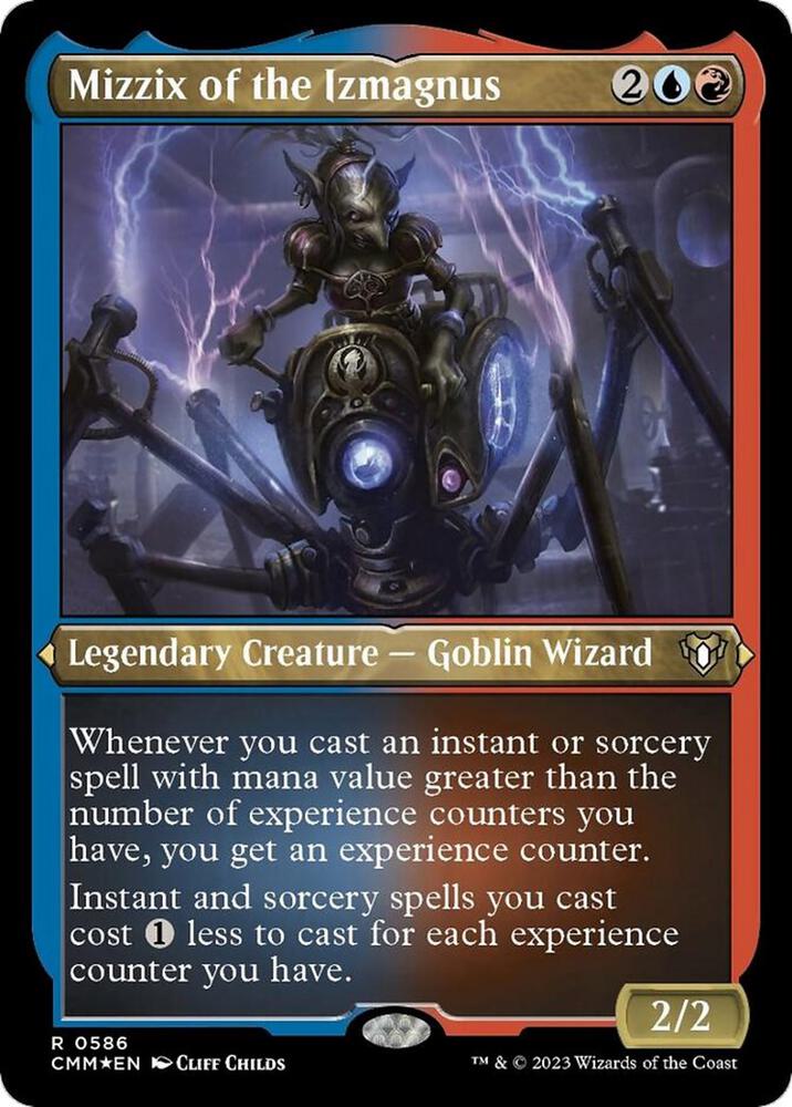 Mizzix of the Izmagnus 586 (Commander Masters)  - Etched Foil | Good Games Adelaide SA
