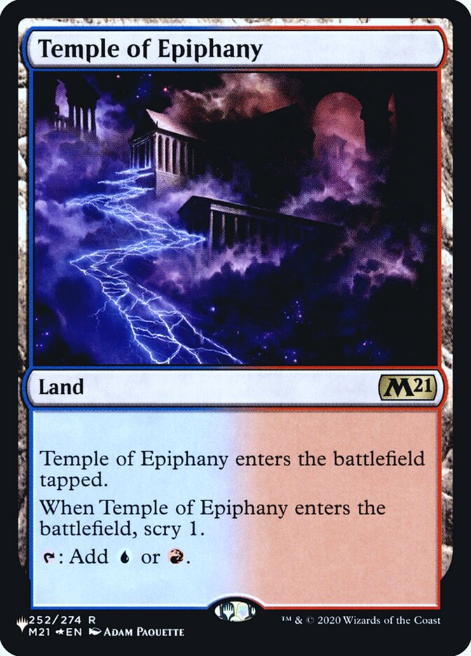 Temple of Epiphany 252 (The List Reprints)  - Foil | Good Games Adelaide SA