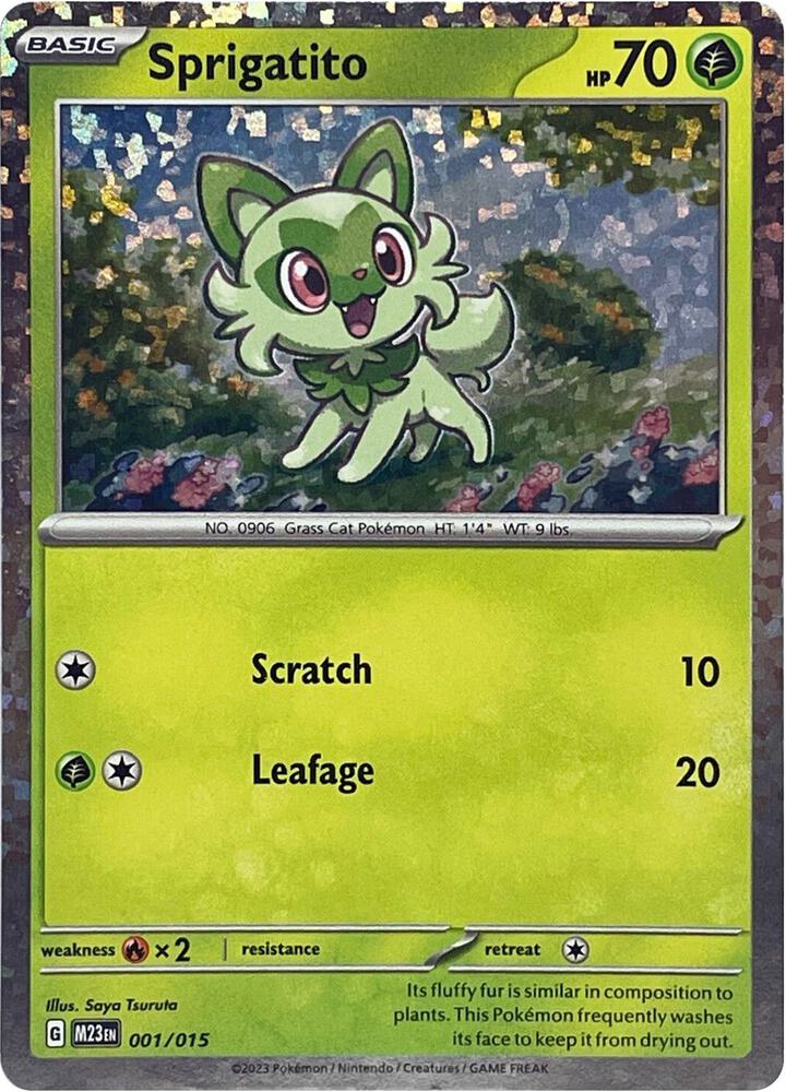 Sprigatito 001/015 (McDonald's Promos 2023)  - Holofoil | Good Games Adelaide SA