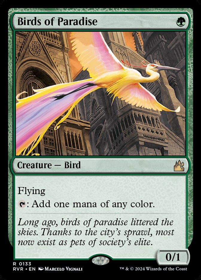 Birds of Paradise 133 (Ravnica Remastered)  | Good Games Adelaide SA