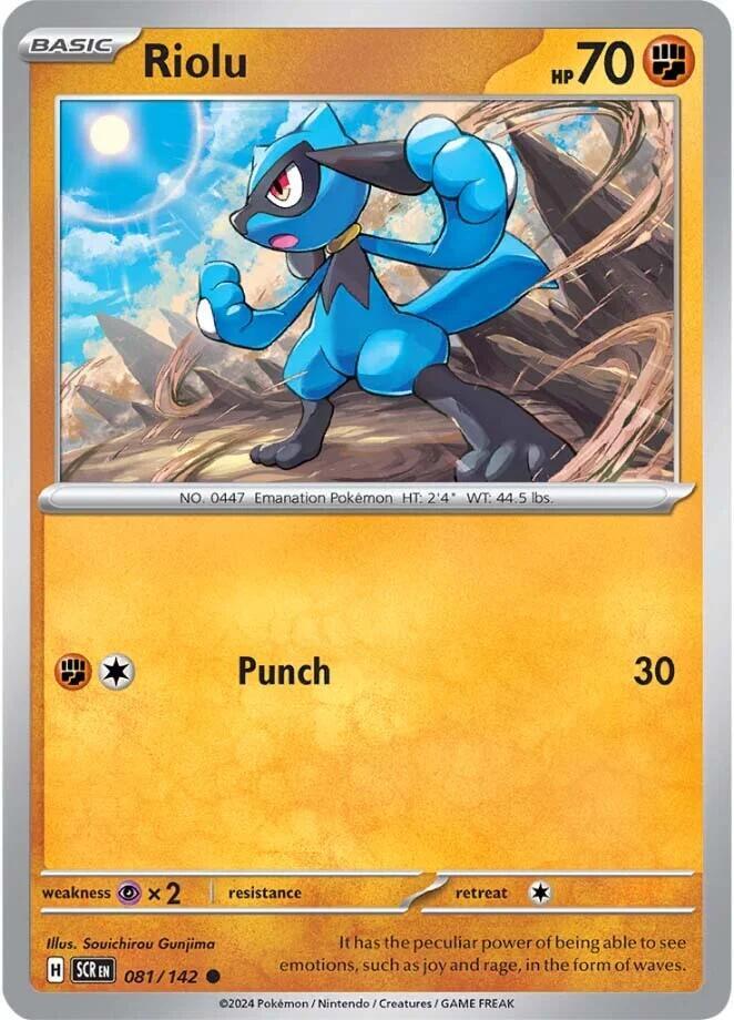 Riolu 081/142 (SV07: Stellar Crown)  | Good Games Adelaide SA