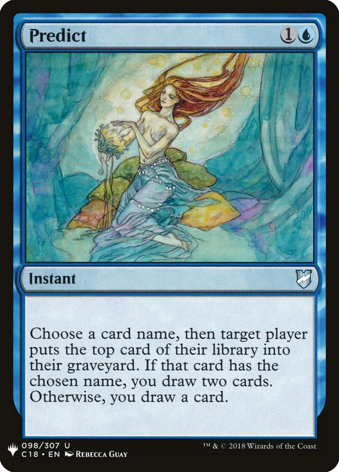 Predict 98 (The List Reprints)  | Good Games Adelaide SA