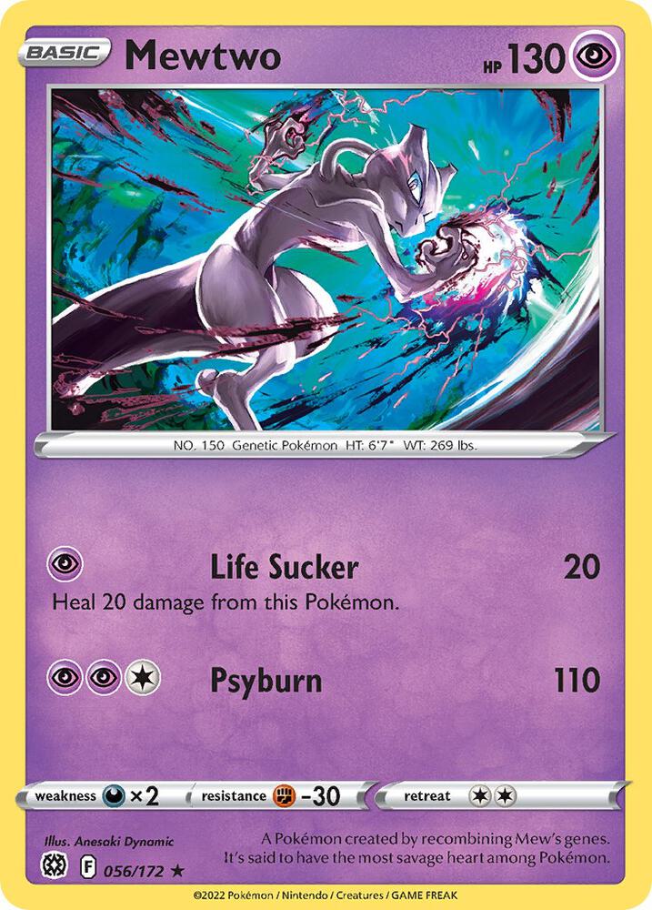 Mewtwo 056/172 (Miscellaneous Cards & Products)  - Cosmo Holofoil | Good Games Adelaide SA