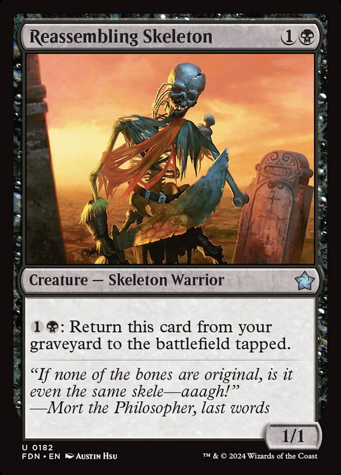 Reassembling Skeleton 182 (Foundations)  - Foil | Good Games Adelaide SA