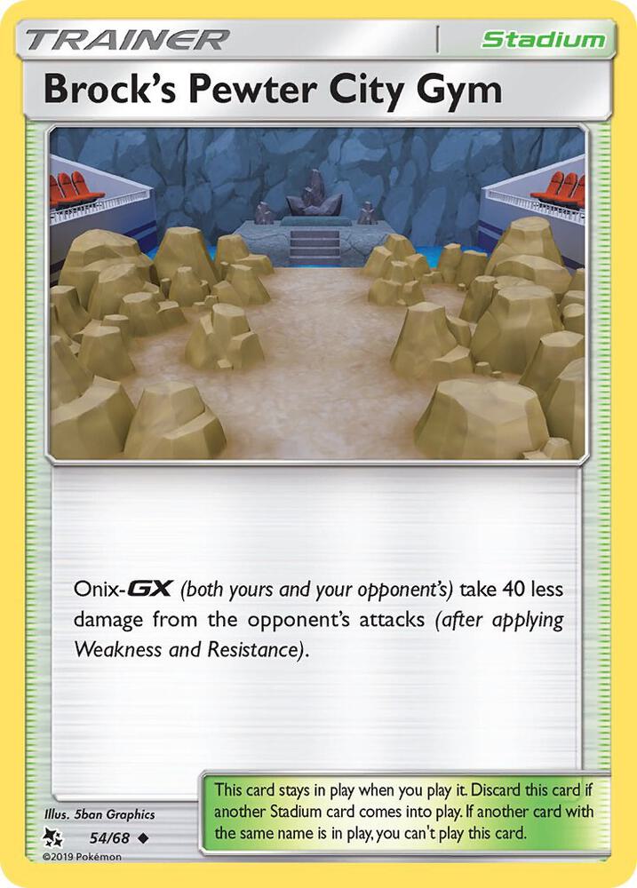 Brocks Pewter City Gym 54/68 (Hidden Fates)  | Good Games Adelaide SA