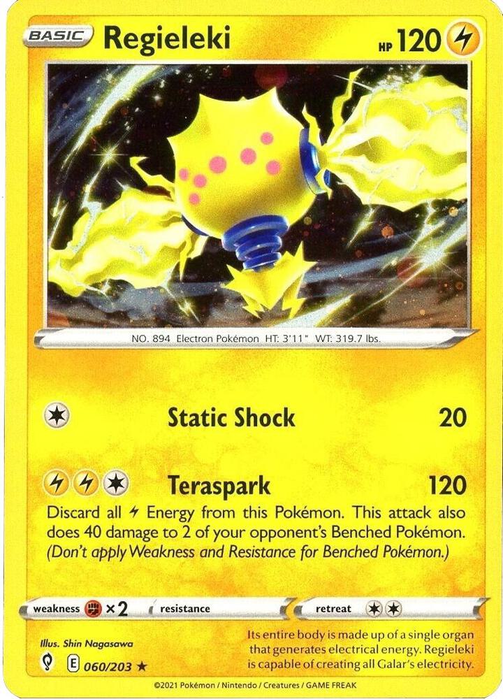Regieleki 060 203 Cosmos Holo 060/203 (Miscellaneous Cards & Products)  - Holofoil | Good Games Adelaide SA