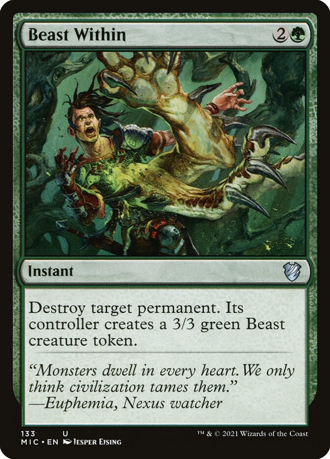 Beast Within 133 (Commander: Innistrad: Midnight Hunt)  | Good Games Adelaide SA
