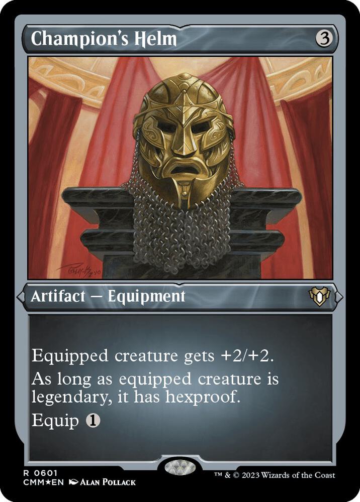 Champion's Helm 601 (Commander Masters)  - Foil | Good Games Adelaide SA