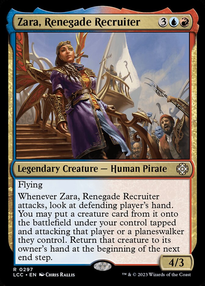 Zara, Renegade Recruiter 297 (Commander: The Lost Caverns of Ixalan)  | Good Games Adelaide SA