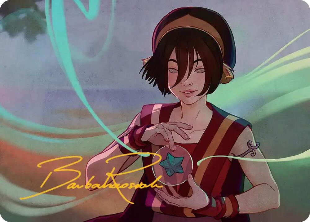 Toph the First Metalbender Art Card Gold Stamped Signature 49 ()  | Good Games Adelaide SA