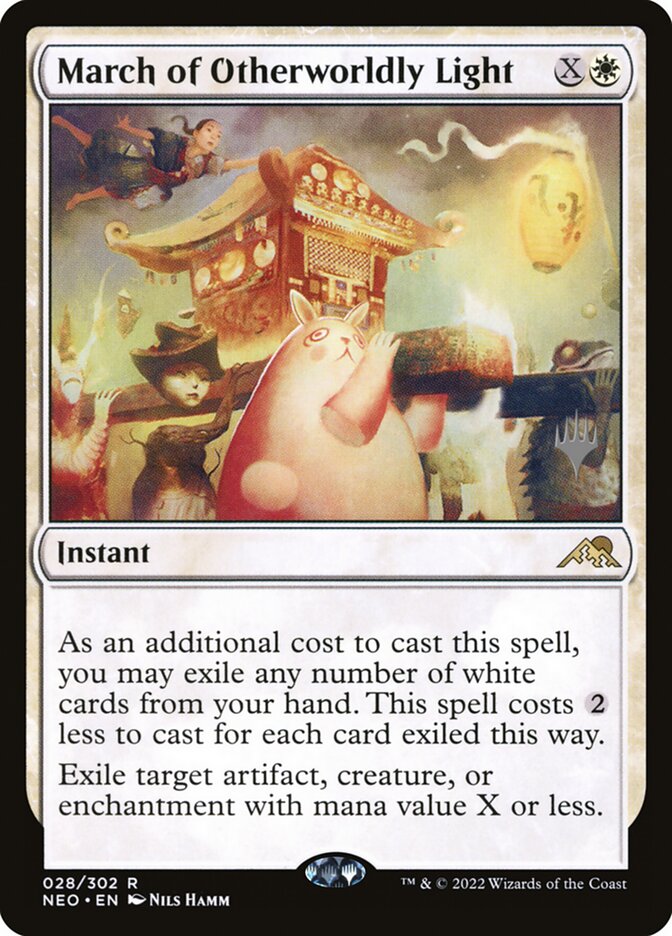 March of Otherworldly Light 28 (Promo Pack: Kamigawa: Neon Dynasty)  | Good Games Adelaide SA