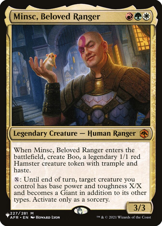 Minsc, Beloved Ranger 227/281 (The List Reprints)  | Good Games Adelaide SA