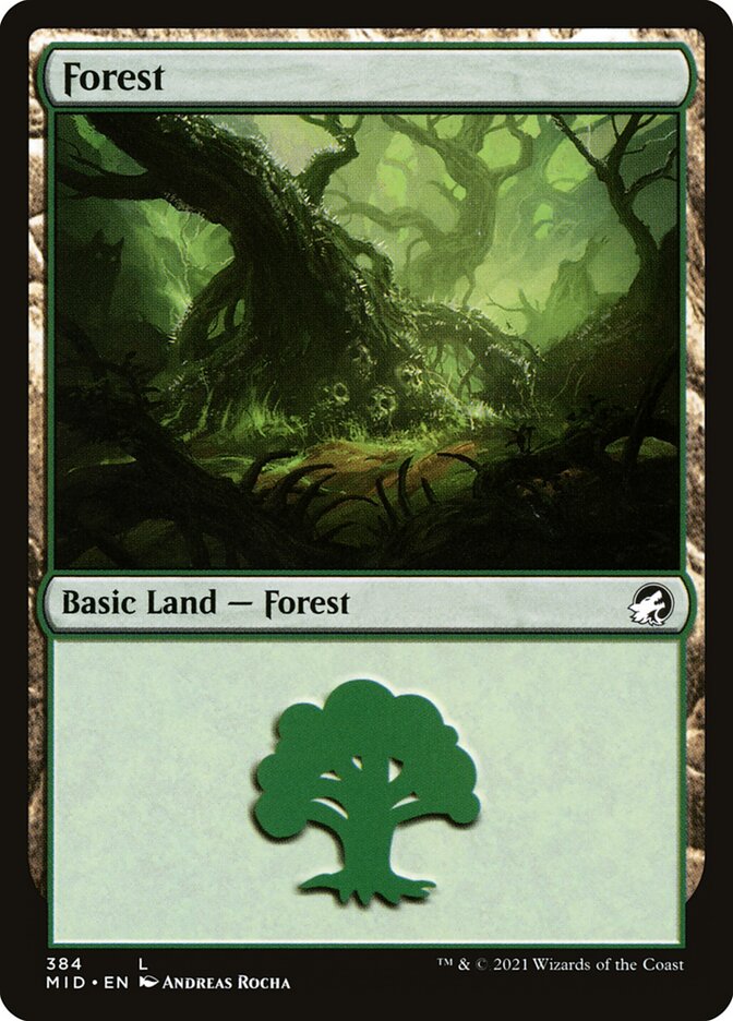 Forest 384 (Innistrad: Midnight Hunt)  | Good Games Adelaide SA