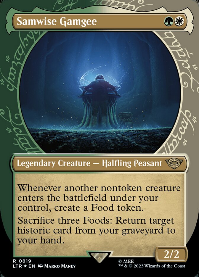 Samwise Gamgee 819 (Universes Beyond: The Lord of the Rings: Tales of Middle-earth)  - Showcase Surge Foil | Good Games Adelaide SA