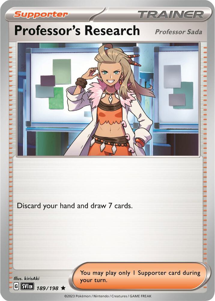 Professor's Research 189/198 (Deck Exclusives)  | Good Games Adelaide SA