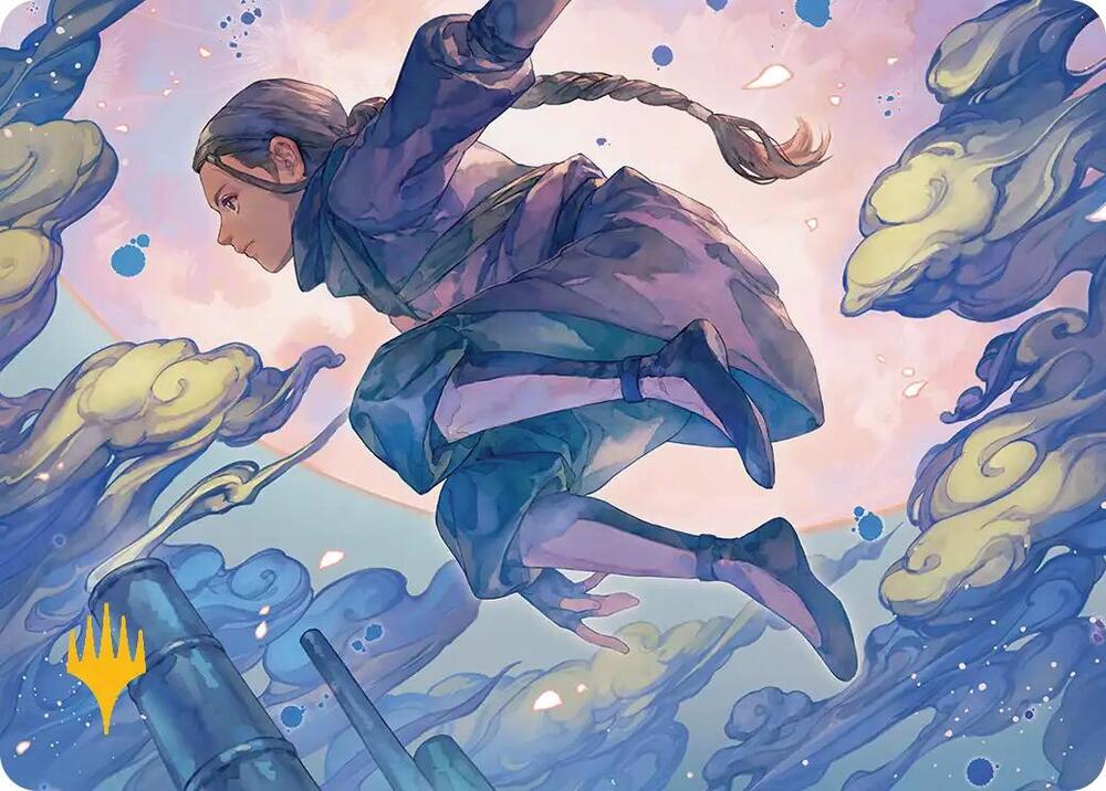 Katara Seeking Revenge Art Card Gold Stamped Planeswalker Symbol 29 ()  | Good Games Adelaide SA
