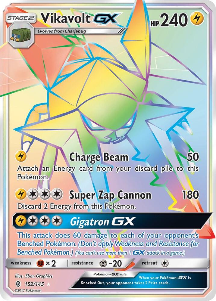 Vikavolt GX Secret 152/145 (SM - Guardians Rising)  - Holofoil | Good Games Adelaide SA