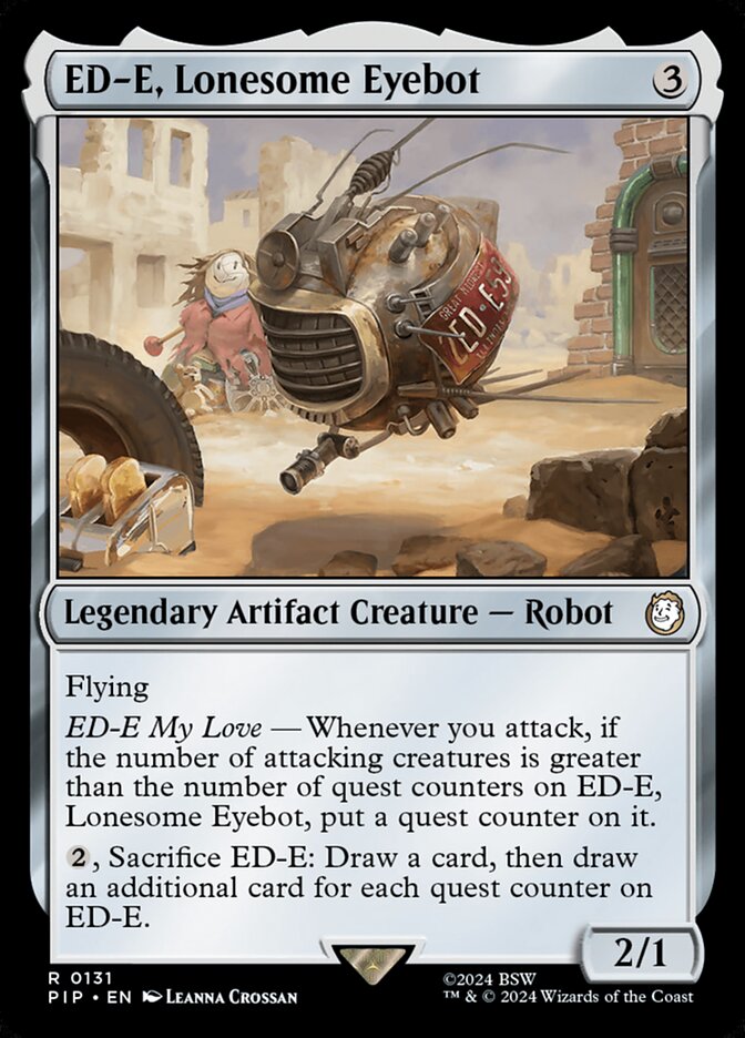 ED-E, Lonesome Eyebot 131 (Universes Beyond: Fallout)  - Foil | Good Games Adelaide SA
