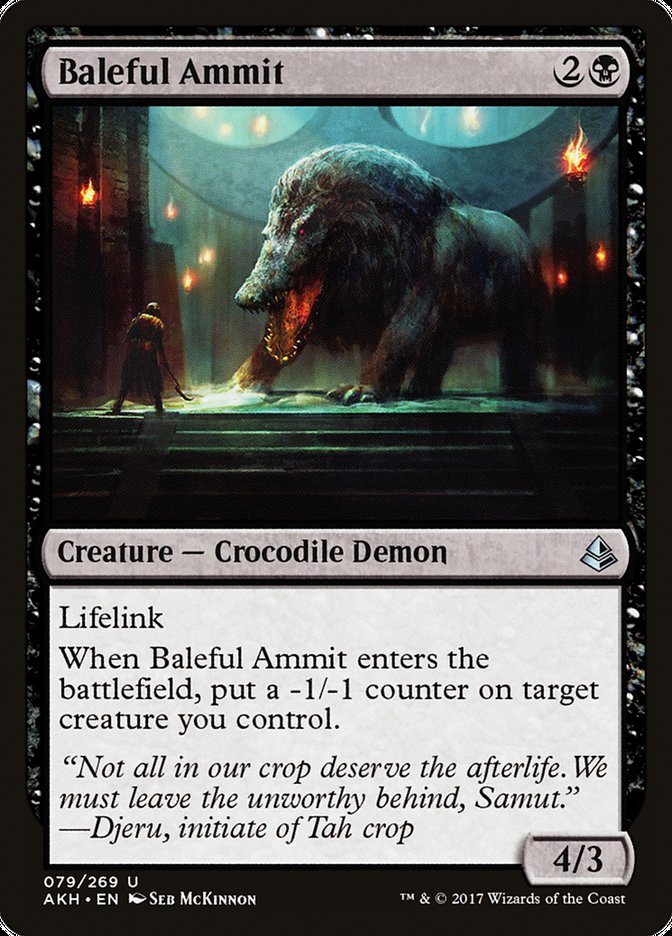 Baleful Ammit 79 (Amonkhet)  | Good Games Adelaide SA