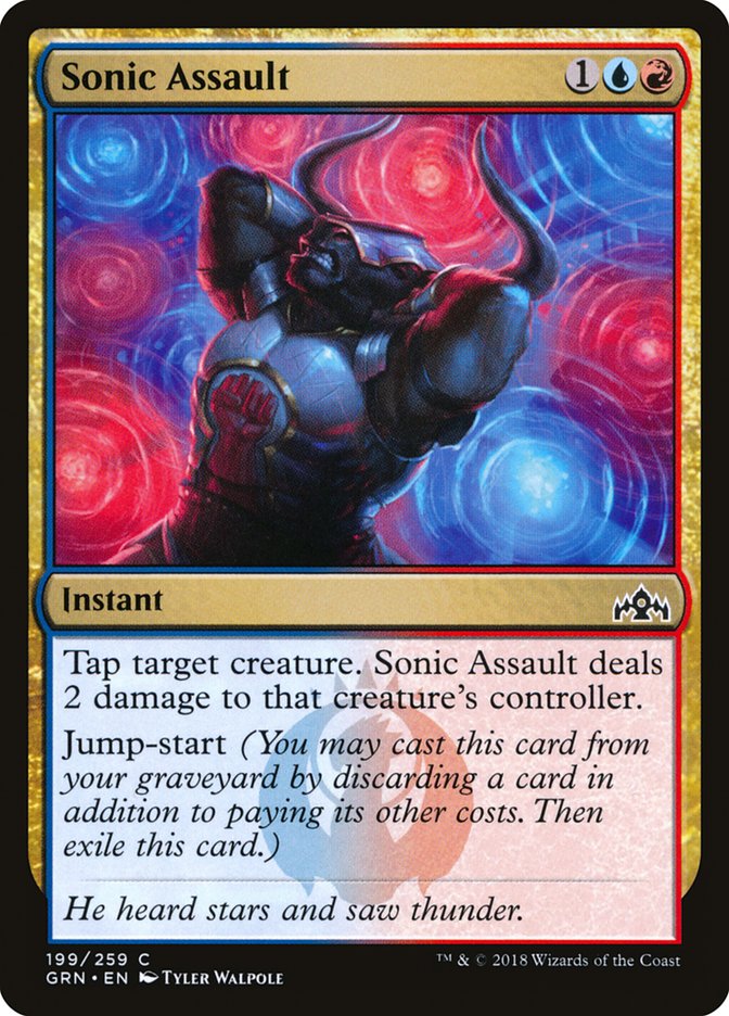 Sonic Assault 199 (Guilds of Ravnica)  - Foil | Good Games Adelaide SA