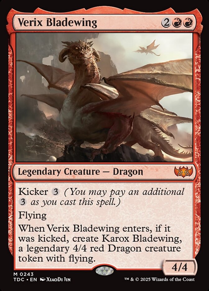 Verix Bladewing 243 (Commander: Tarkir: Dragonstorm)  | Good Games Adelaide SA