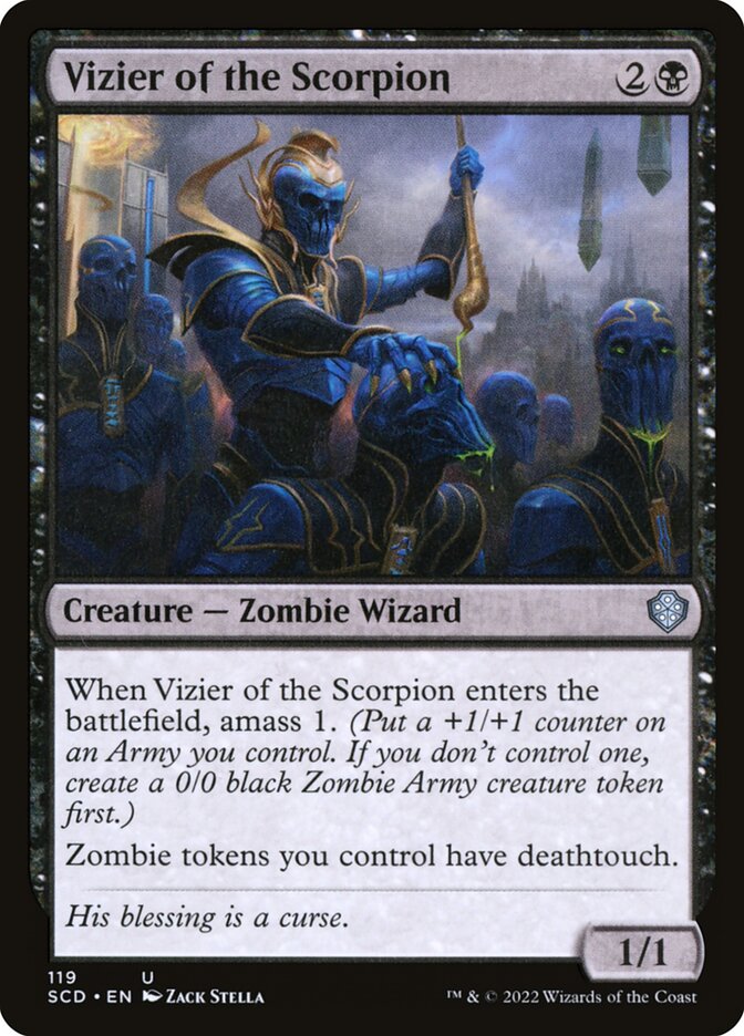 Vizier of the Scorpion 119 (Starter Commander Decks)  | Good Games Adelaide SA