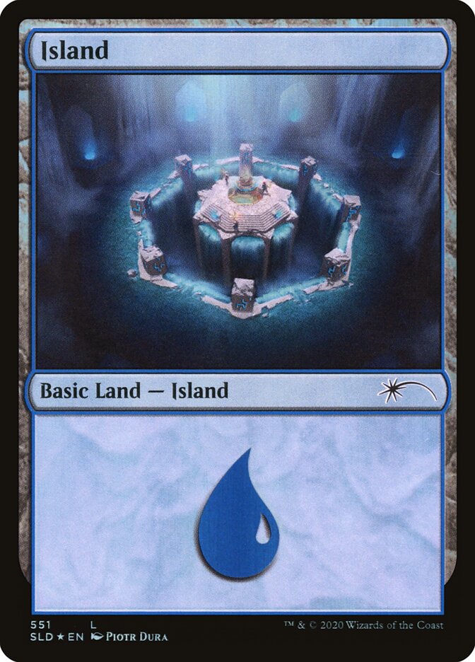 Island 551 (Secret Lair Drop Series)  - Foil | Good Games Adelaide SA