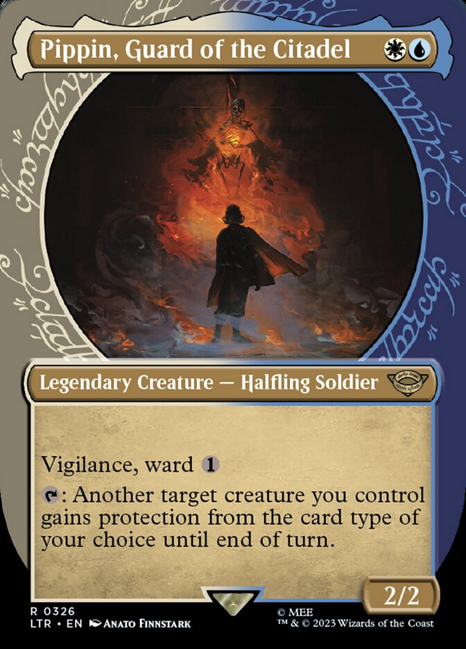 Pippin, Guard of the Citadel 326 (Universes Beyond: The Lord of the Rings: Tales of Middle-earth)  - Showcase Foil | Good Games Adelaide SA
