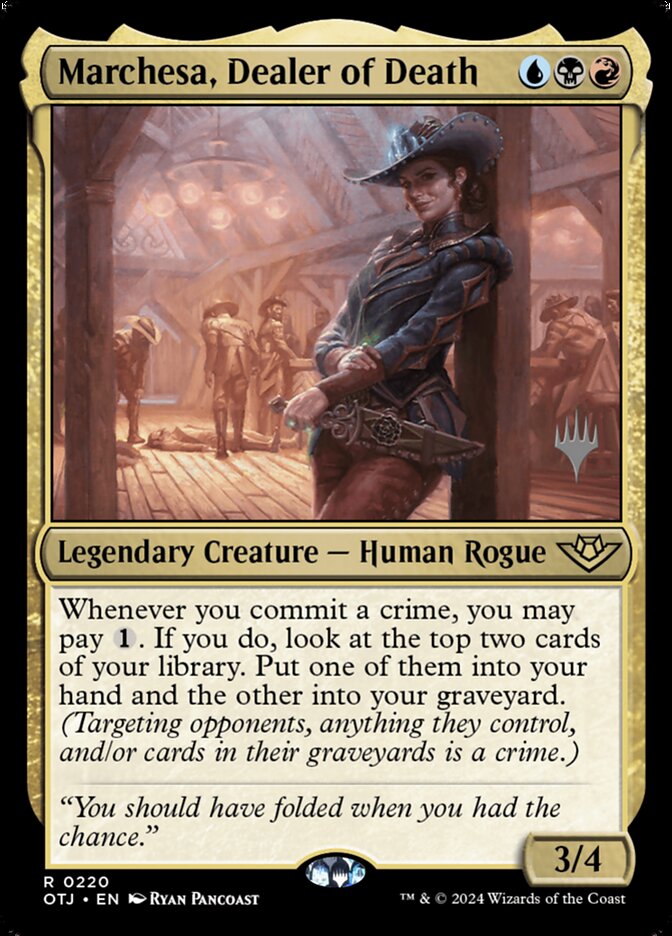 Marchesa, Dealer of Death 220 (Promo Pack: Outlaws of Thunder Junction)  | Good Games Adelaide SA