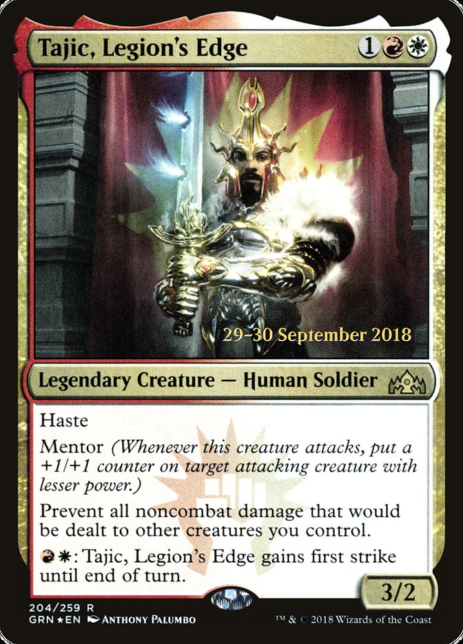 Tajic, Legion's Edge 204 (Prerelease Cards)  - Foil | Good Games Adelaide SA
