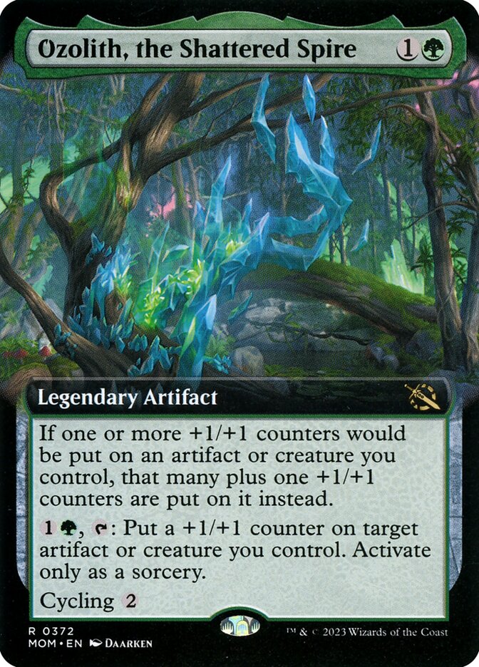 Ozolith, the Shattered Spire 372 (March of the Machine)  - Extended Art Foil | Good Games Adelaide SA