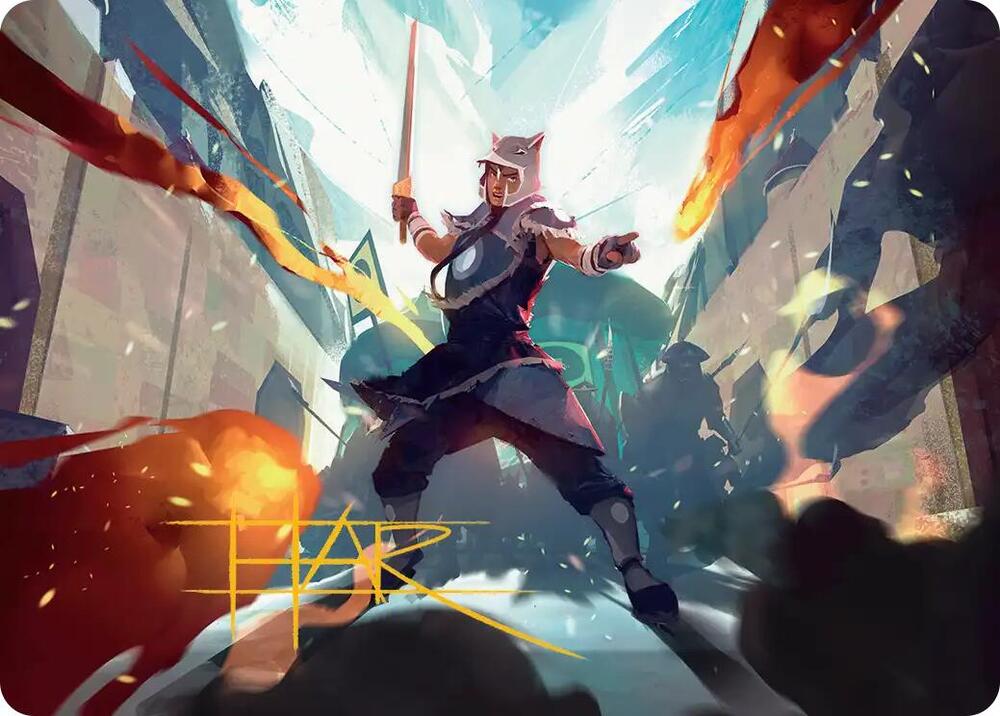 Sokka Tenacious Tactician Art Card Gold Stamped Signature 23 ()  | Good Games Adelaide SA
