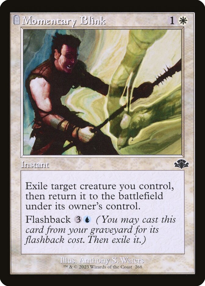 Momentary Blink 268 (Dominaria Remastered)  - Retro Foil | Good Games Adelaide SA
