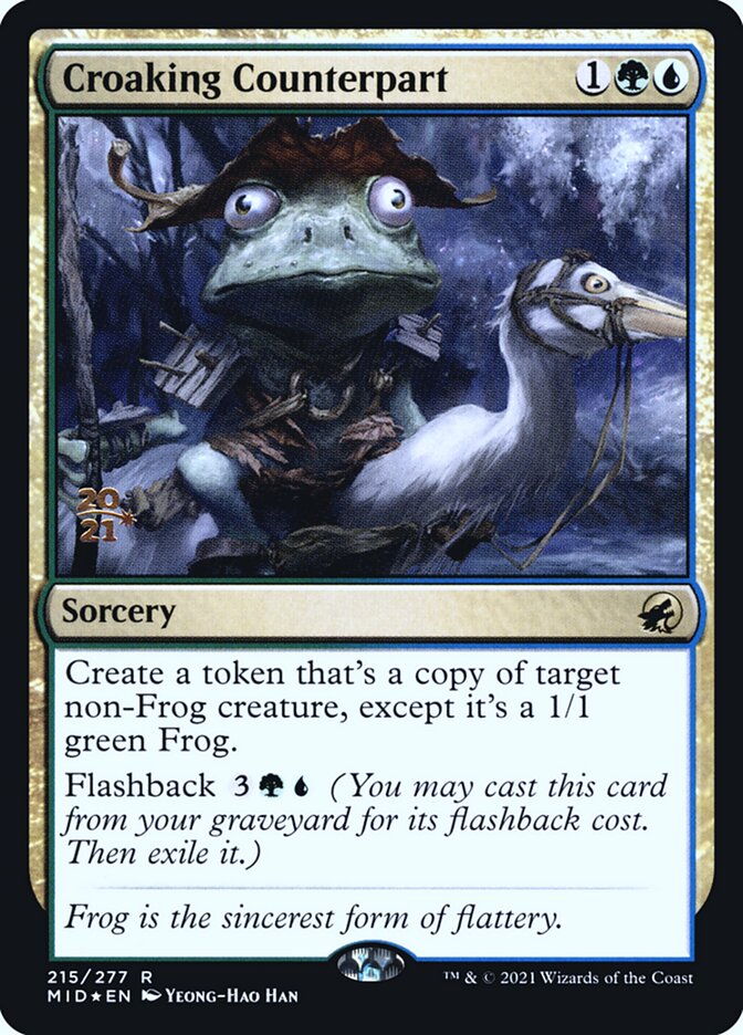 Croaking Counterpart 215 (Prerelease Cards)  - Foil | Good Games Adelaide SA