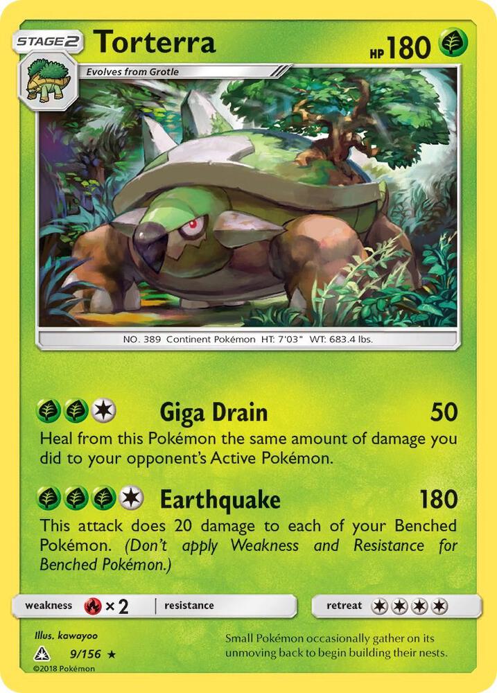 Torterra 9/156 (SM - Ultra Prism)  - Holofoil | Good Games Adelaide SA