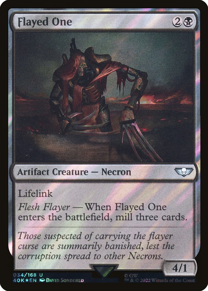 Flayed One 34 (Universes Beyond: Warhammer 40,000)  - Foil | Good Games Adelaide SA