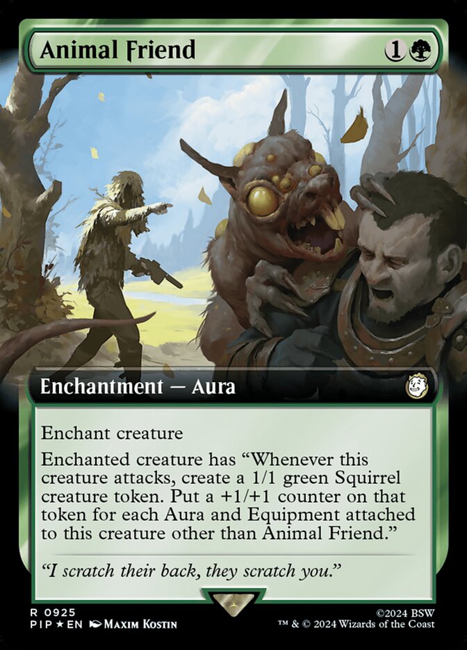 Animal Friend 925 (Universes Beyond: Fallout)  - Foil | Good Games Adelaide SA