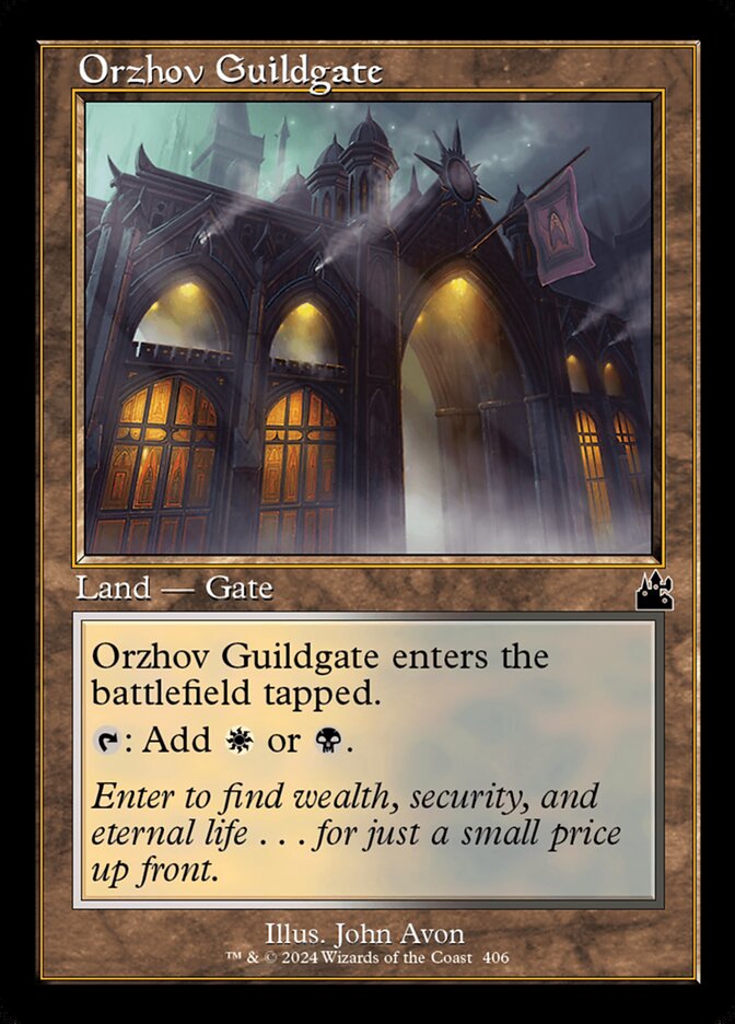 Orzhov Guildgate 406 (Ravnica Remastered)  | Good Games Adelaide SA
