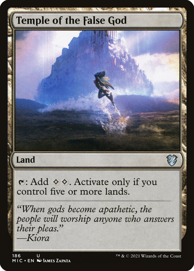 Temple of the False God 186 (Commander: Innistrad: Midnight Hunt)  | Good Games Adelaide SA