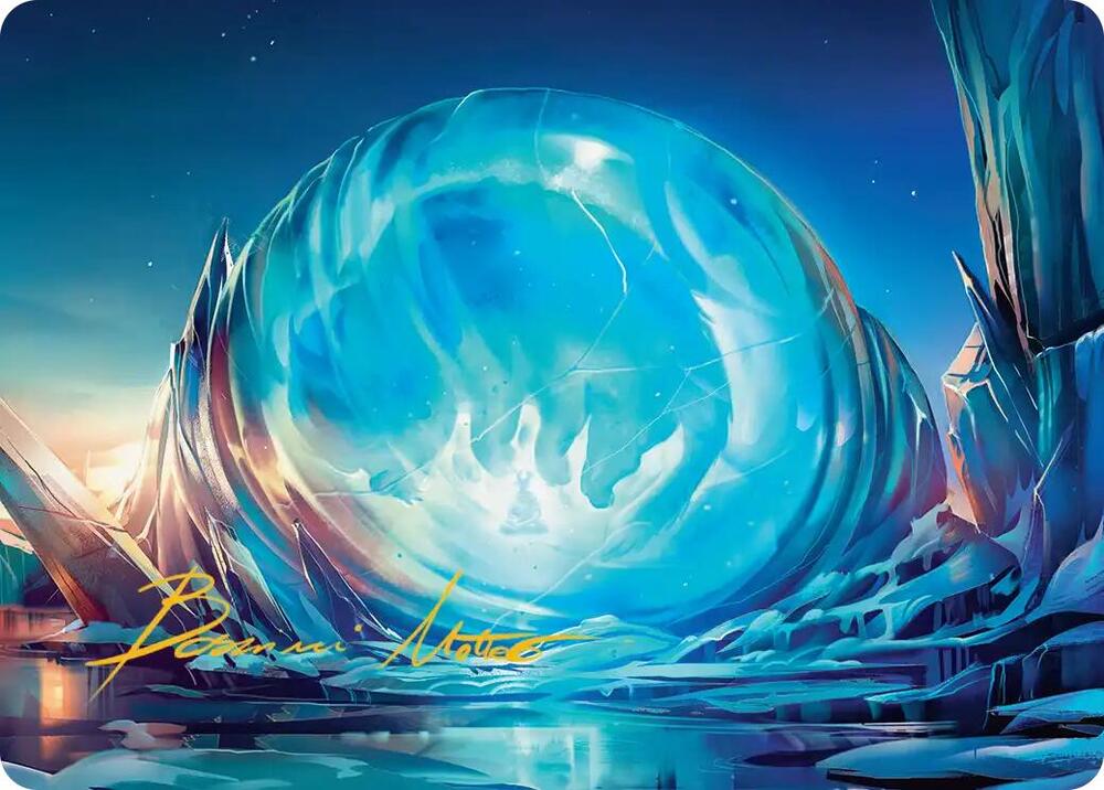 Aangs Iceberg Art Card Gold Stamped Signature 2 ()  | Good Games Adelaide SA