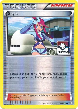 Skyla 134 149 Pokemon League 134/149 (League & Championship Cards)  - Reverse Holofoil | Good Games Adelaide SA