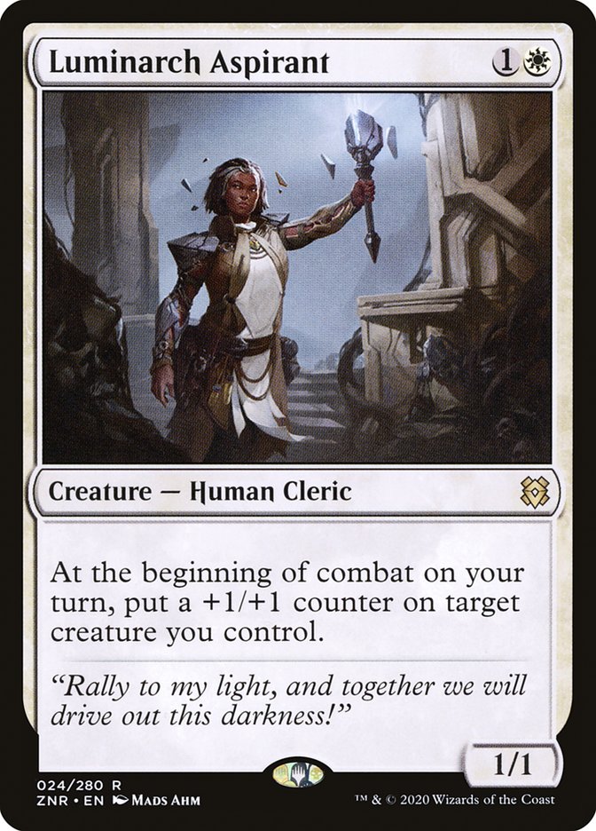 Luminarch Aspirant 24/280 (Zendikar Rising)  - Foil | Good Games Adelaide SA